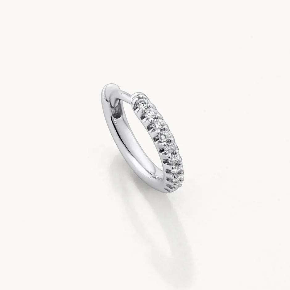 Fashion Diamond Huggie Earrings in Silver Best Selling Gifts | Gifts For Her