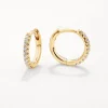Best Diamond Huggies in 10k Gold Best Selling Gifts | Gifts For Her