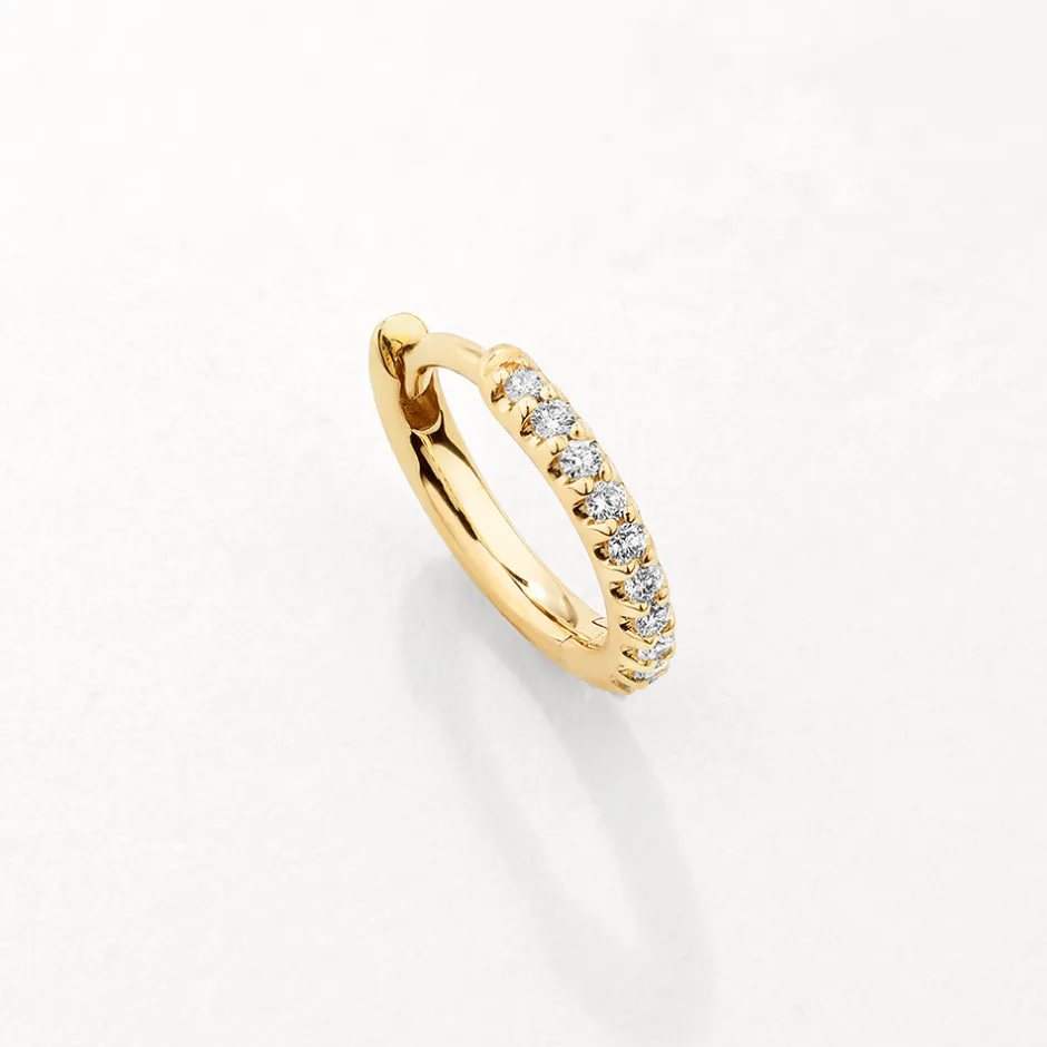 Best Diamond Huggies in 10k Gold Best Selling Gifts | Gifts For Her