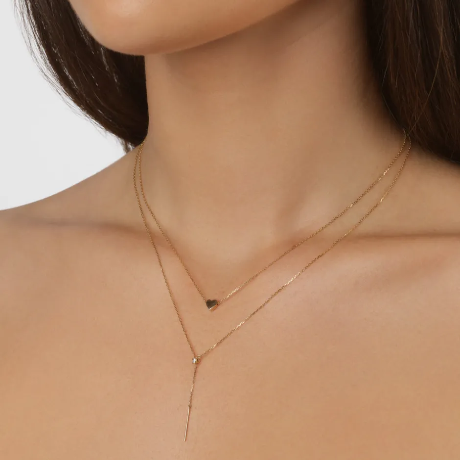 Outlet Diamond Lariat Y Necklace in 10k Gold Best Selling Gifts | Gifts For Her