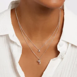 Online Diamond Letter A Necklace in Silver Best Selling Gifts | Gifts For Her