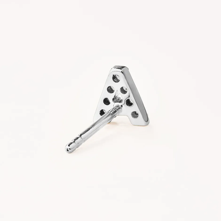 Hot Diamond Letter A Single Stud Earring in Silver Best Selling Gifts | Gifts For Her