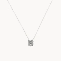 Clearance Diamond Letter B Necklace in Silver Bridal Gifts | Letter Jewellery
