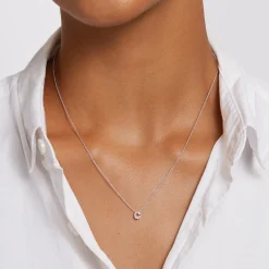Clearance Diamond Letter C Necklace in Silver Bridal Gifts | Letter Jewellery