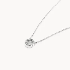 Clearance Diamond Letter C Necklace in Silver Bridal Gifts | Letter Jewellery