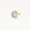 Sale Diamond Letter C Single Stud Earring in 10k Gold Bridal Gifts | Best Friend Gifts