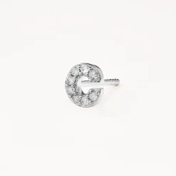 Hot Diamond Letter C Single Stud Earring in Silver Bridal Gifts | Best Friend Gifts