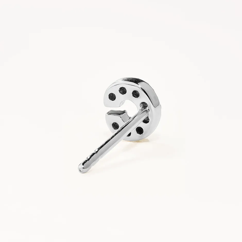 Hot Diamond Letter C Single Stud Earring in Silver Bridal Gifts | Best Friend Gifts