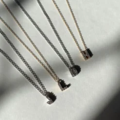 Sale Diamond Letter D Necklace in Silver Bridal Gifts | Letter Jewellery