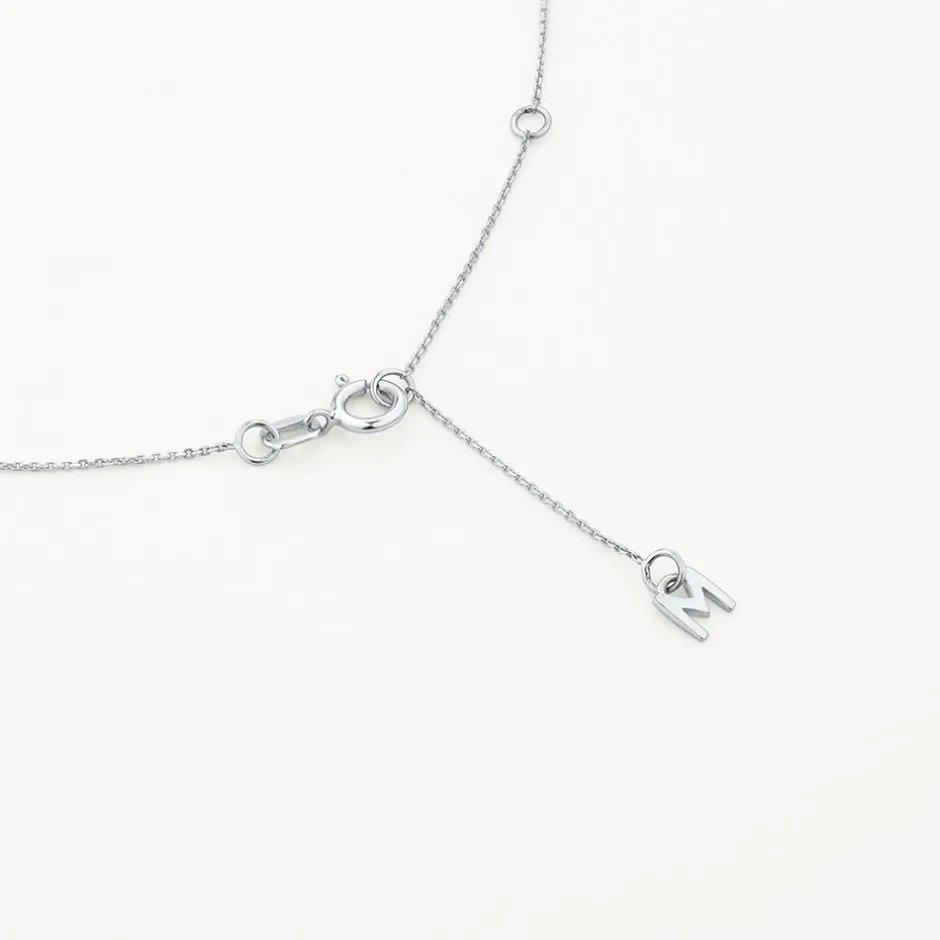 Sale Diamond Letter D Necklace in Silver Bridal Gifts | Letter Jewellery