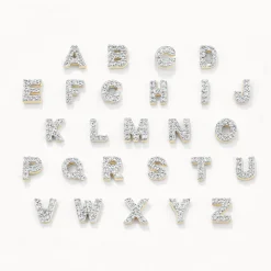Best Diamond Letter E Necklace in 10k Gold Bridal Gifts | Letter Jewellery