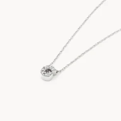 Sale Diamond Letter G Necklace in Silver Bridal Gifts | Letter Jewellery
