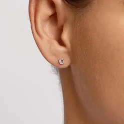 Discount Diamond Letter G Single Stud Earring in Silver Bridal Gifts | Letter Jewellery