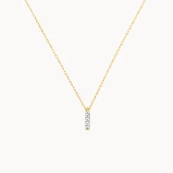 Sale Diamond Letter I Necklace in 10k Gold Letter Jewellery | Natural Diamonds
