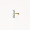 Online Diamond Letter I Single Stud Earring in 10k Gold Letter Jewellery | Natural Diamonds