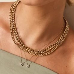 Hot Diamond Letter S Necklace in 10k Gold Letter Jewellery | Natural Diamonds