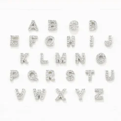 New Diamond Letter Y Single Stud Earring in Silver Letter Jewellery | Natural Diamonds