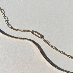 Discount Diamond Paperclip Chain Bracelet in 10k Gold Best Selling Gifts | Gifts For Her