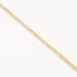 Clearance Diamond Paperclip Chain Necklace in 10k Gold Best Selling Gifts | Gifts For Her