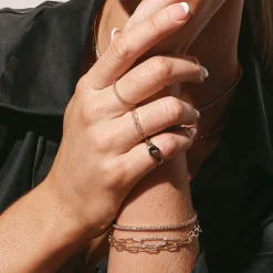 Online Diamond Paperclip Ring in 10k Gold Best Selling Gifts | Under $500