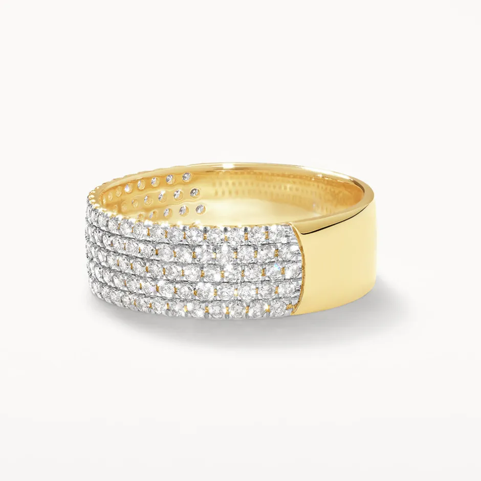 Fashion Diamond Pave Boyfriend Ring in 10k Gold Best Selling Gifts | Gifts For Her
