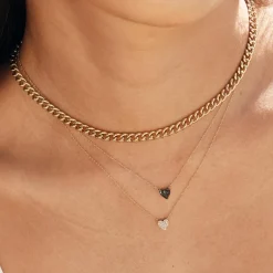 Discount Diamond Pave Heart Necklace in 10k Gold Best Selling Gifts | Gifts For Her