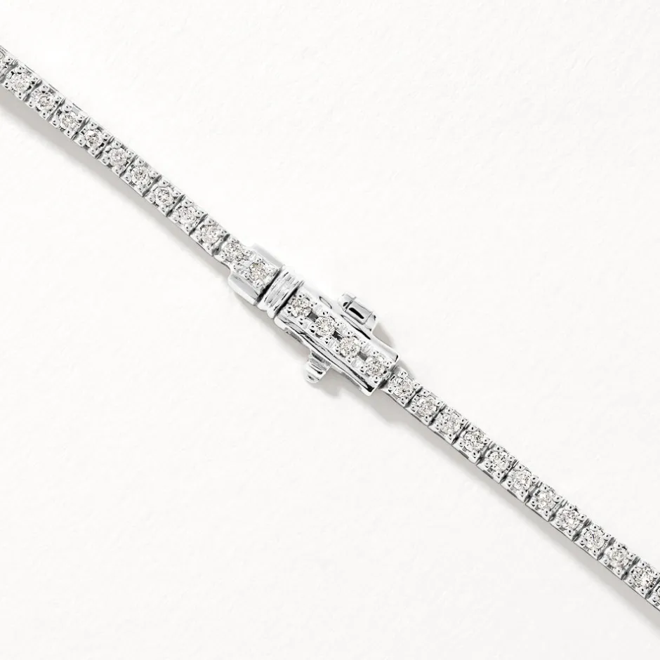 Clearance Diamond Tennis Bracelet in Silver Best Selling Gifts | Gifts For Her