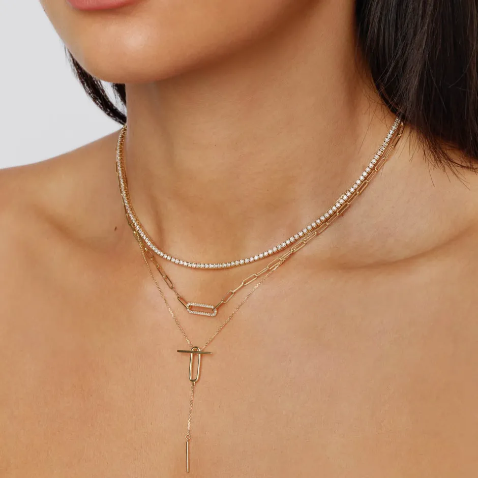 Discount Diamond Tennis Necklace in 10k Gold Best Selling Gifts | Gifts For Her