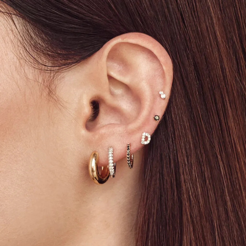 Hot Diamond Twin Cluster Studs in 10k Gold Best Selling Gifts | Bridal Gifts