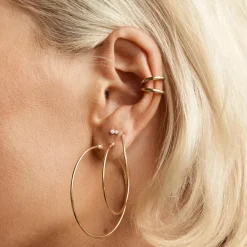 Hot Diamond Twin Cluster Studs in 10k Gold Best Selling Gifts | Bridal Gifts