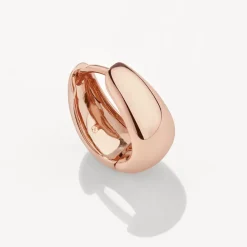Outlet Dome Huggie Hoops in Rose Gold 18k Fine Rose Gold Plated | Earrings