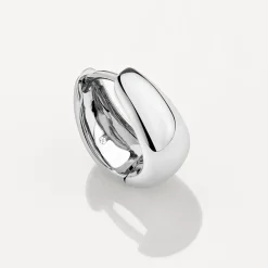 Outlet Dome Huggie Hoops in Silver Best Selling Gifts | Best Friend Gifts