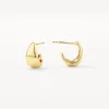 Sale Dome Huggie Stud Earrings in 10k Gold Earrings | Studs