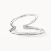 Discount Double Band Single Ear Cuff in Silver 925 Sterling Silver | Earrings