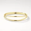 Outlet Double Band Split Bangle in Gold 18k Fine Gold Plated | Bracelets & Bangles