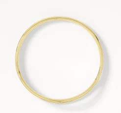 Outlet Double Band Split Bangle in Gold 18k Fine Gold Plated | Bracelets & Bangles