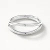 Outlet Double Band Split Ring in Silver 925 Sterling Silver | Rings