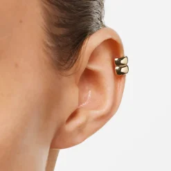 Fashion Double Curve Ear Cuff in Gold 18k Fine Gold Plated | Earrings