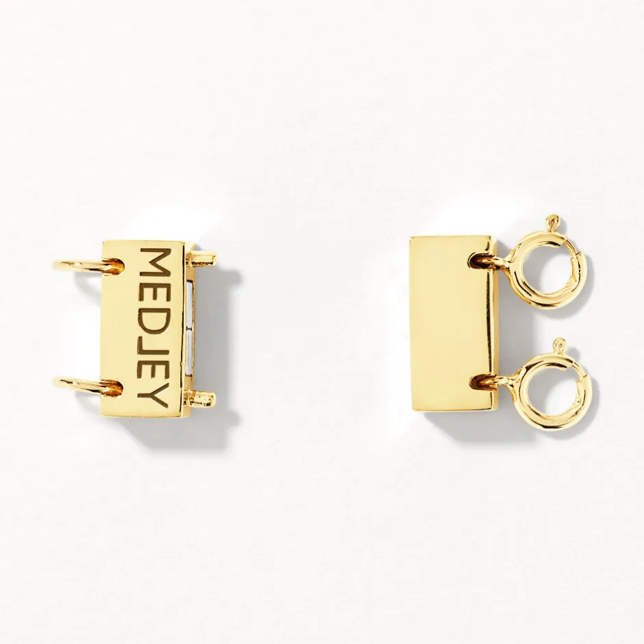 Hot Double Necklace Connector in Gold Under $150 | 18k Fine Gold Plated
