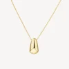 Outlet Drop Dome Pendant Necklace in Gold 18k Fine Gold Plated | Necklaces & Pendants