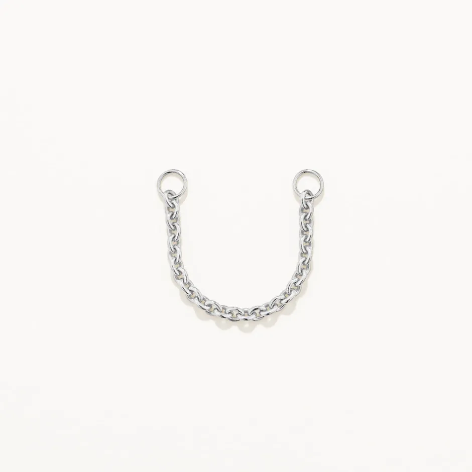Hot Earring Connector Chain in Silver Bridal Gifts | Best Friend Gifts