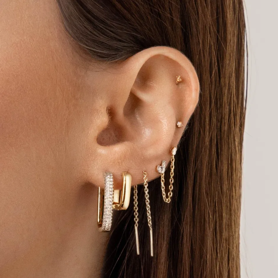Sale Earring Connector Chain in 10k Gold Bridal Gifts | Best Friend Gifts