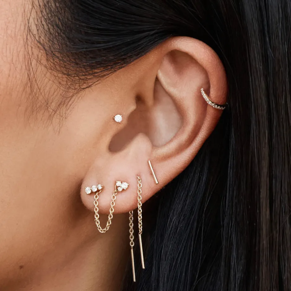 Sale Earring Connector Chain in 10k Gold Bridal Gifts | Best Friend Gifts