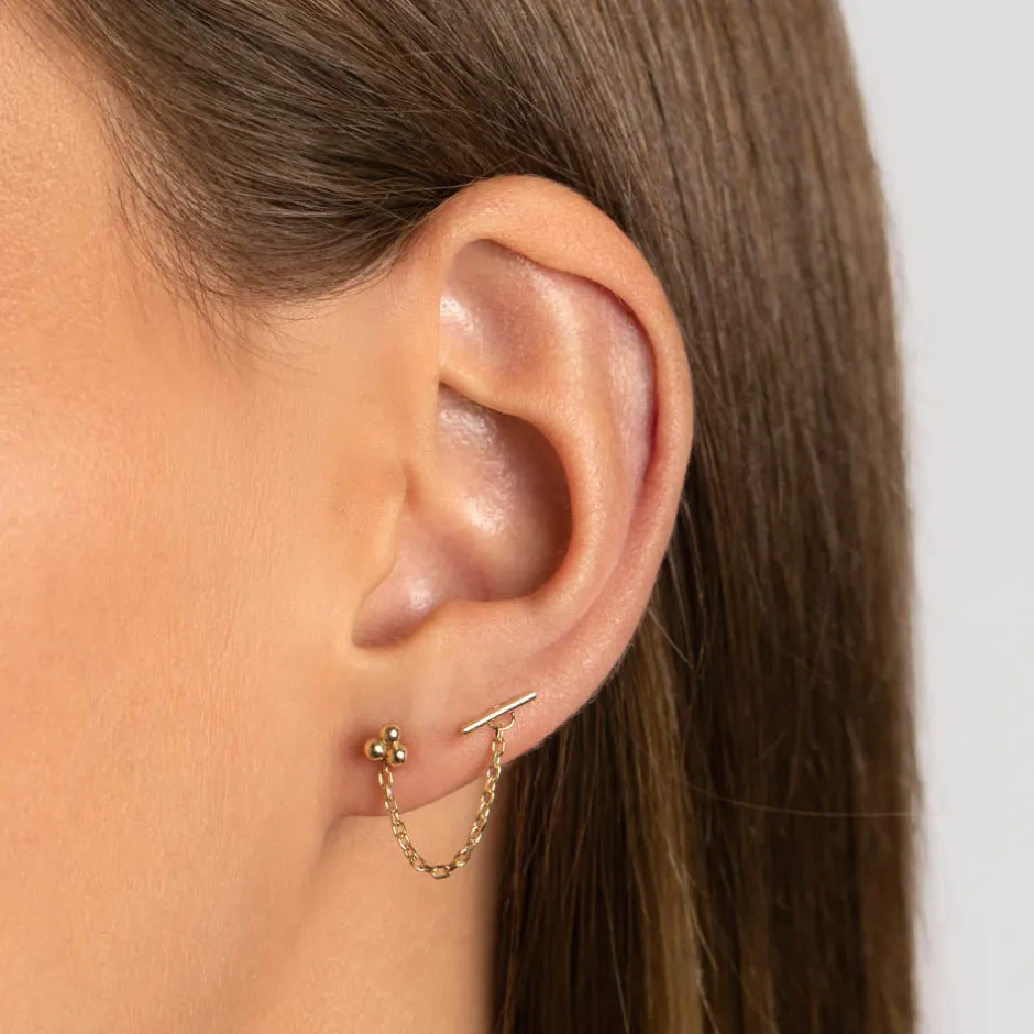Sale Earring Connector Chain in 10k Gold Bridal Gifts | Best Friend Gifts