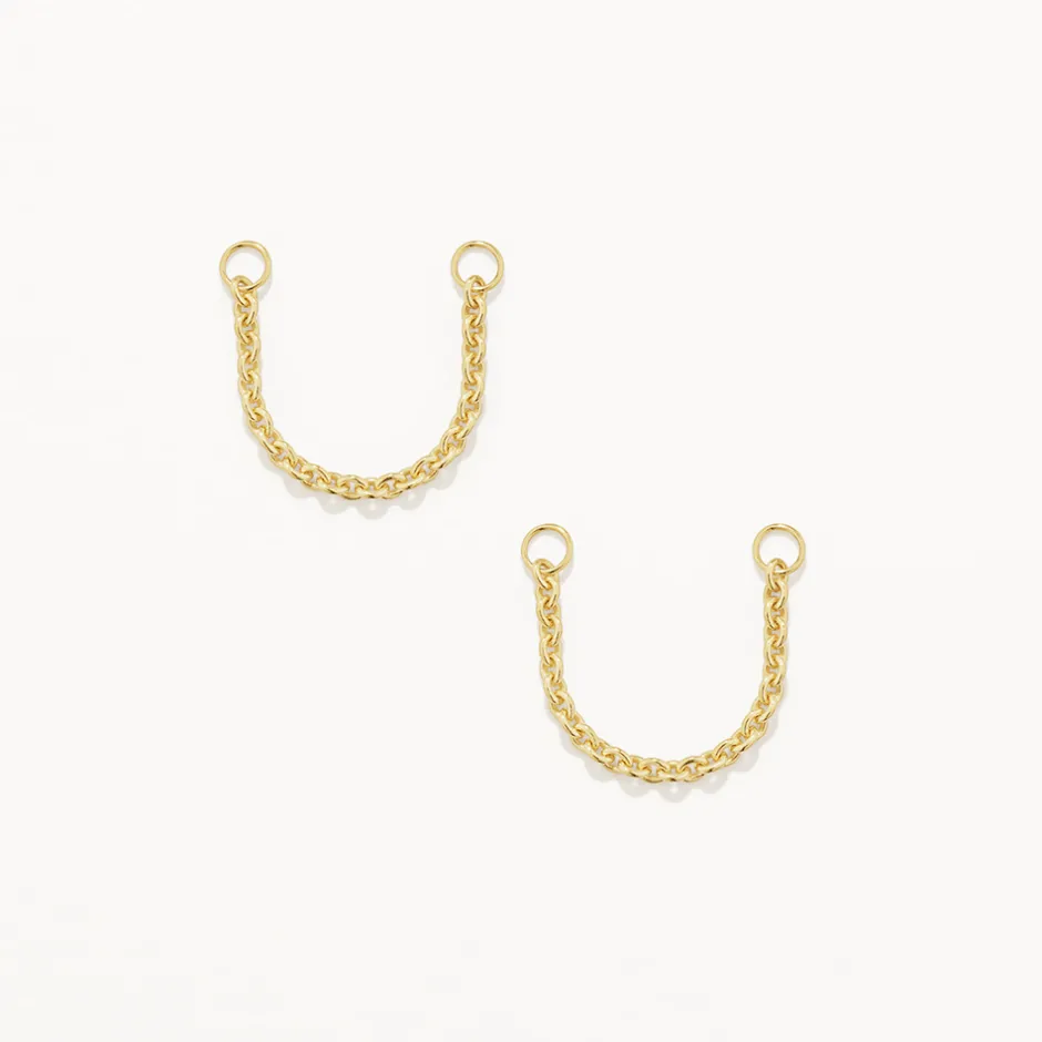 Sale Earring Connector Chain in 10k Gold Bridal Gifts | Best Friend Gifts