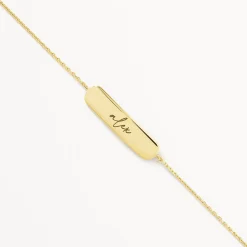 Discount Engravable Bar Bracelet in Gold Best Selling Gifts | Gifts For Her