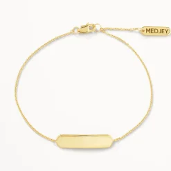 Discount Engravable Bar Bracelet in Gold Best Selling Gifts | Gifts For Her