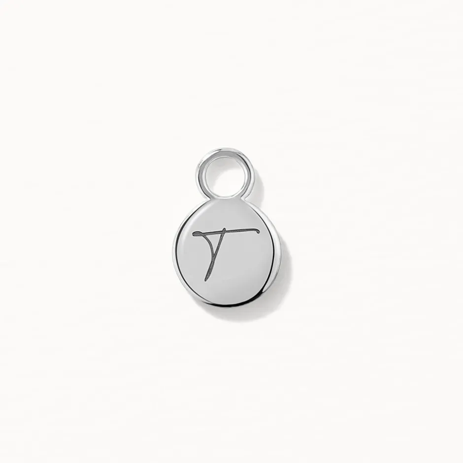 Outlet Engravable Circle Charm in Silver Engravable Jewellery | 925 Sterling Silver