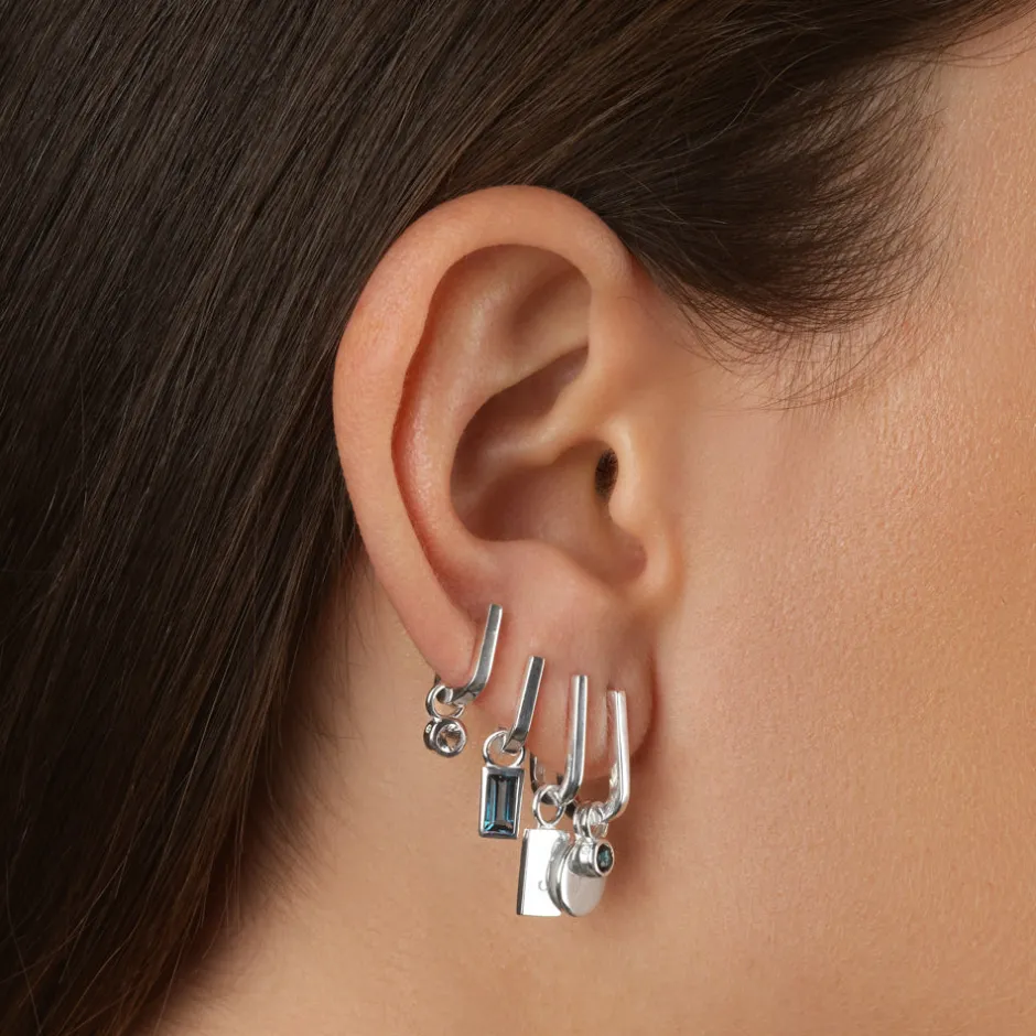 Outlet Engravable Circle Charm in Silver Engravable Jewellery | 925 Sterling Silver