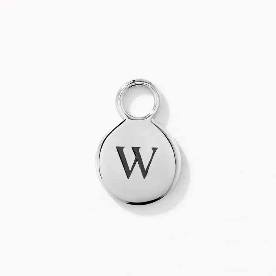Outlet Engravable Circle Charm in Silver Engravable Jewellery | 925 Sterling Silver